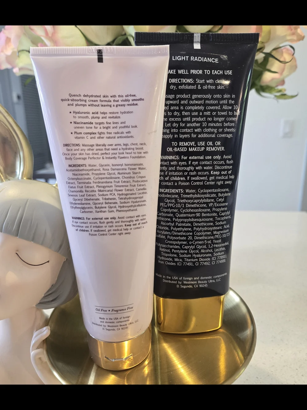 NEW Westmore Beauty Body Coverage Perfector + Cream to Water Moisturizer